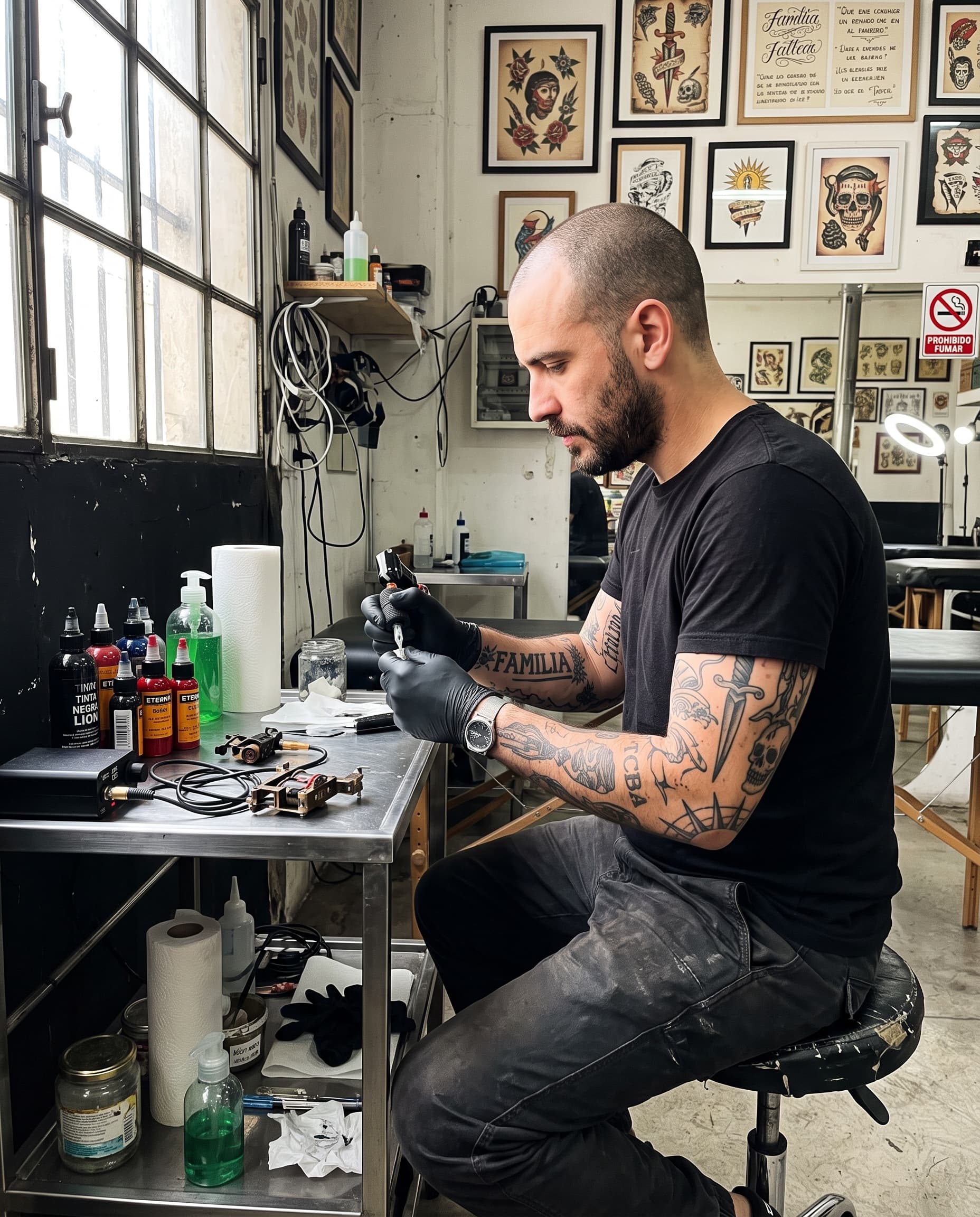 Estudio de tatuajes que gestiona sus turnos con My Turn
